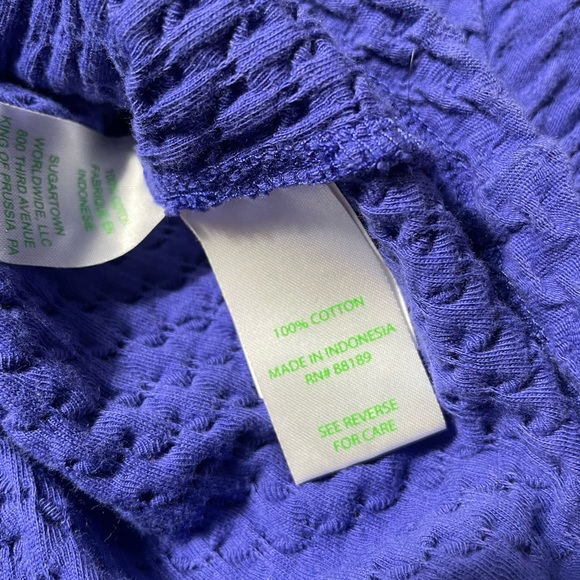Lilly Pulitzer Coco Textured Shift Dress purple/Blue women’s size XS - Picture 7 of 8